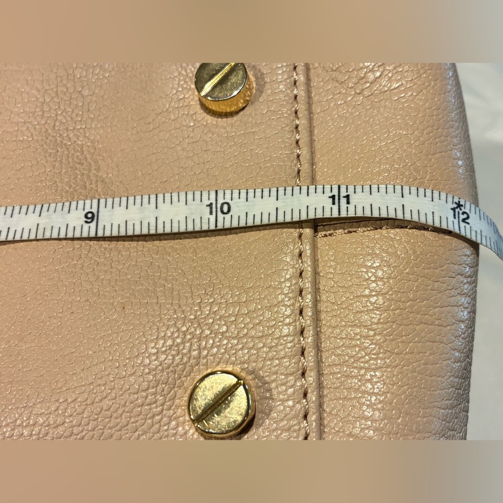 Michael Kors Double Zip Satchel  Crossbody And Double Handle Beige - Picture 9 of 16